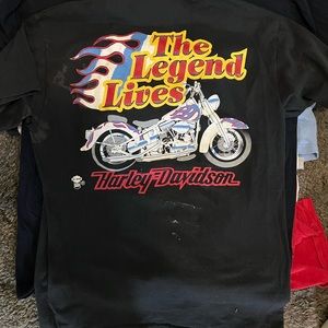 Harley-Davidson 80s graphic t